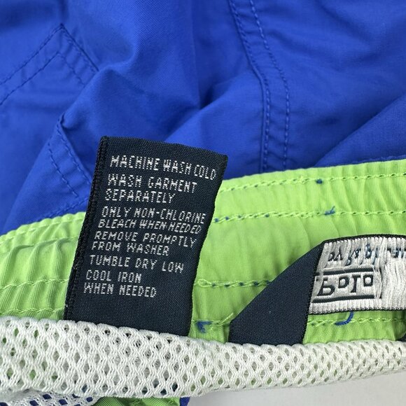 Polo Ralph Lauren Men's Blue Drawstring Lined Water Swim Trunks Large/W36/L5.25 - Picture 7 of 12